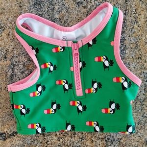 Hanna Andersson Tucan Swim Top size 80